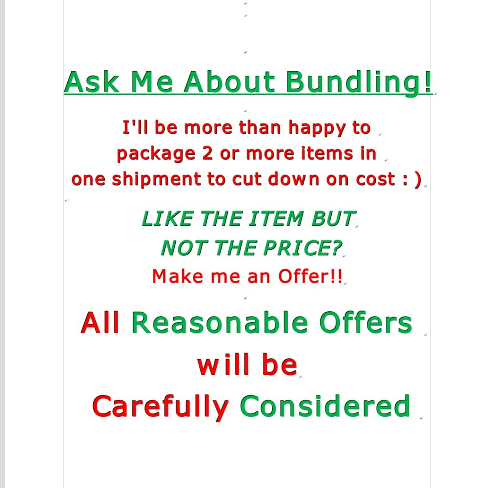 BUNDLING AVAILABLE